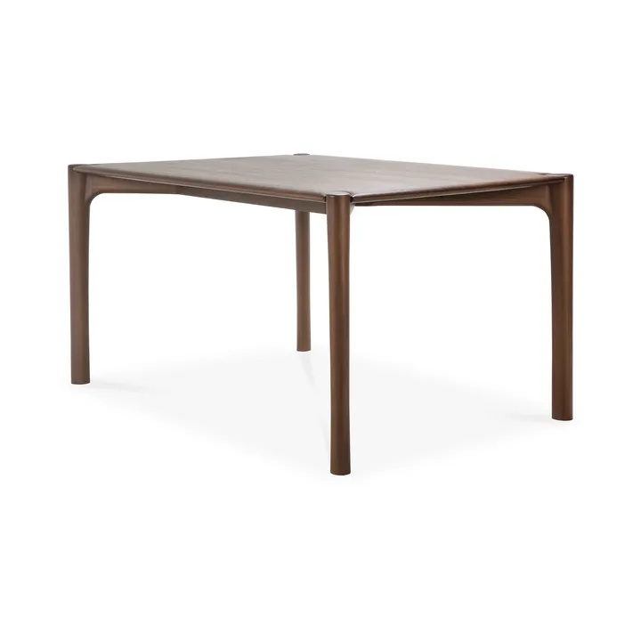PI mesa de jantar - Lacado teca brown, 160x80 cm - Ethnicraft