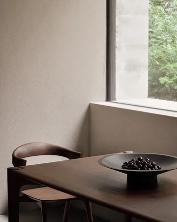 PI mesa de jantar - Lacado teca brown, 160x80 cm - Ethnicraft