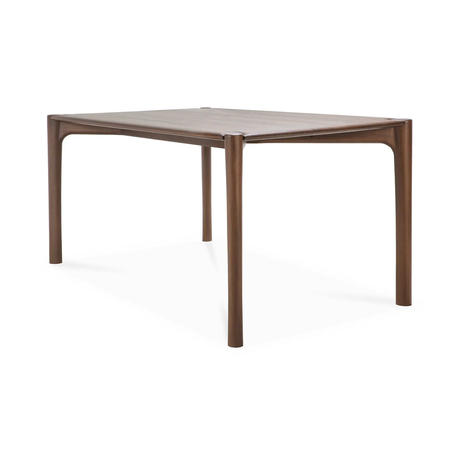 PI mesa de jantar, Lacado teca brown, 180x90 cm Ethnicraft