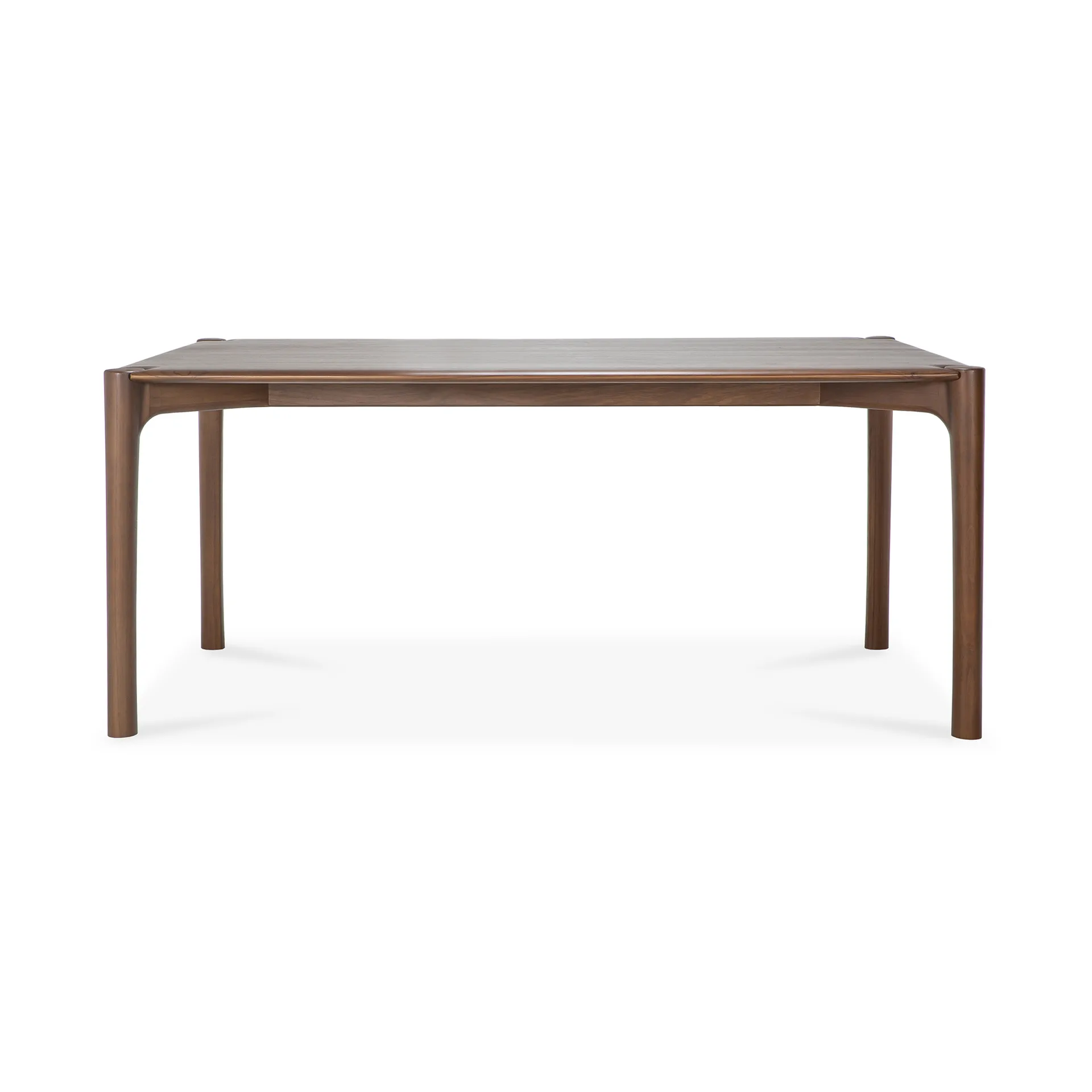 PI mesa de jantar, Lacado teca brown, 180x90 cm Ethnicraft