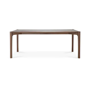 PI mesa de jantar - Lacado teca brown, 200x95 cm - Ethnicraft