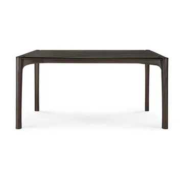 PI mesa de jantar - Teak castanho escuro, 160x80 cm - Ethnicraft