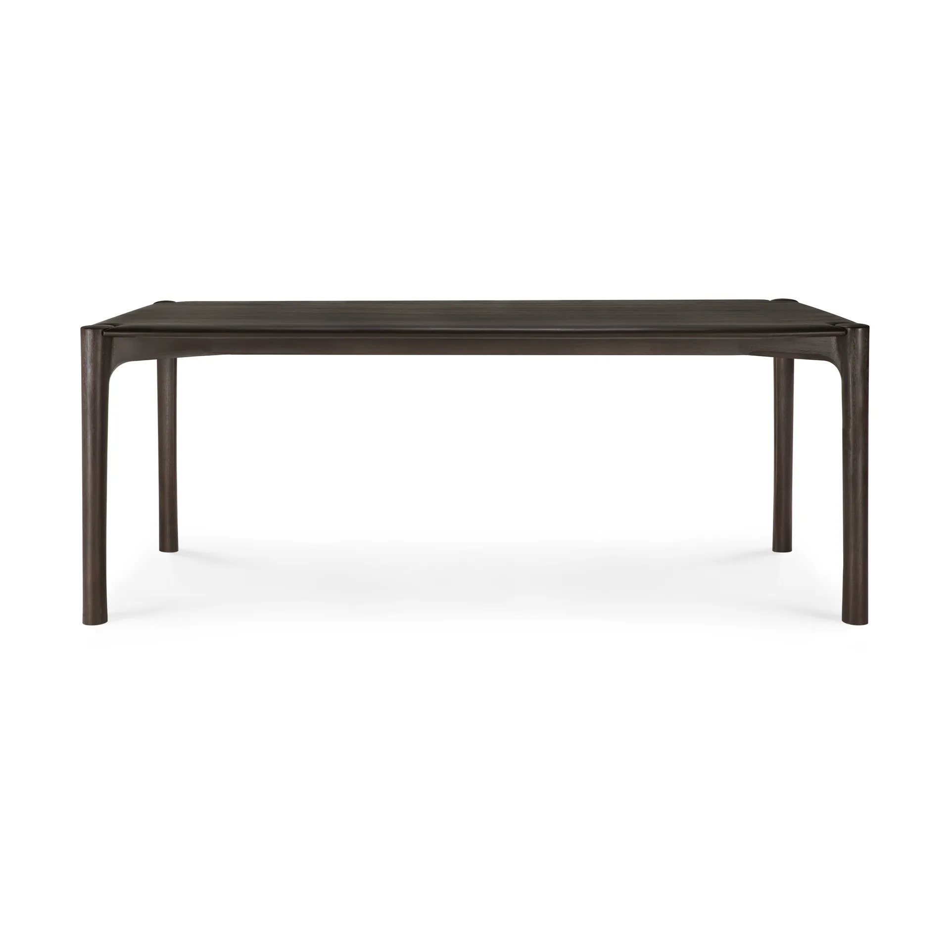 PI mesa de jantar, Teak castanho escuro, 200x95 cm Ethnicraft