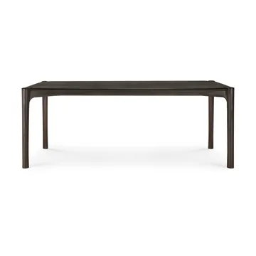 PI mesa de jantar - Teak castanho escuro, 200x95 cm - Ethnicraft