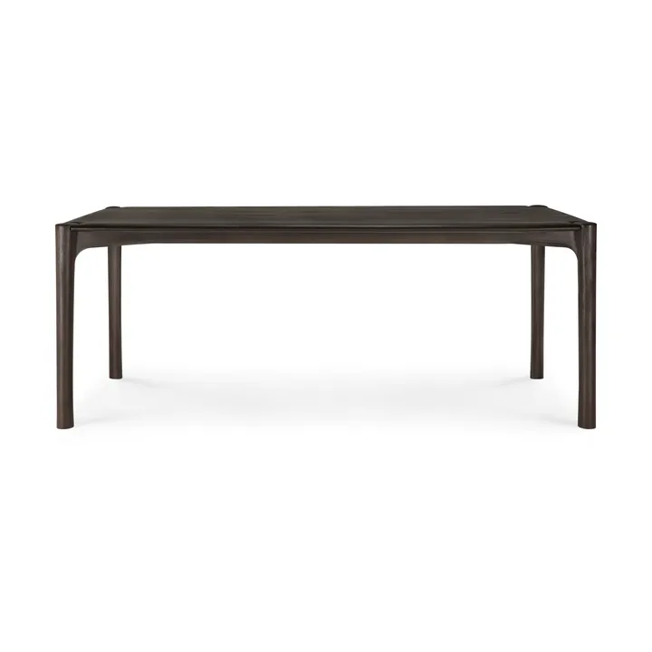 PI mesa de jantar - Teak castanho escuro, 200x95 cm - Ethnicraft