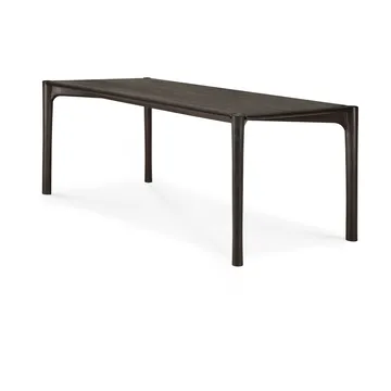 PI mesa de jantar - Teak castanho escuro, 200x95 cm - Ethnicraft