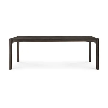PI mesa de jantar - Teak castanho escuro, 220x95 cm - Ethnicraft