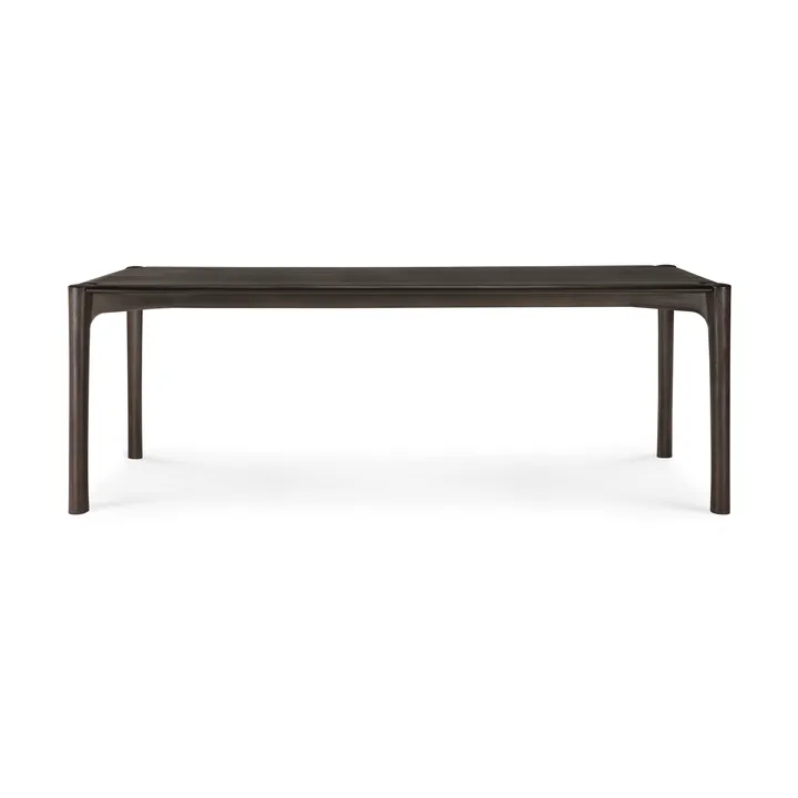 PI mesa de jantar - Teak castanho escuro, 220x95 cm - Ethnicraft