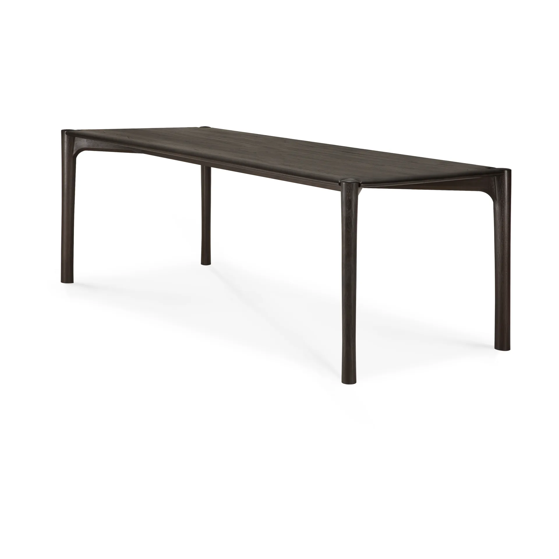 PI mesa de jantar, Teak castanho escuro, 220x95 cm Ethnicraft