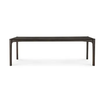 PI mesa de jantar - Teak castanho escuro, 240x100 cm - Ethnicraft