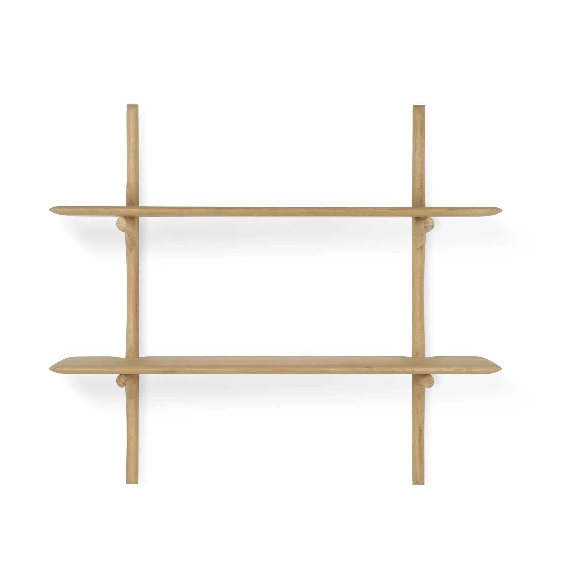 PI prateleira de parede, Carvalho, 2 prateleiras Ethnicraft