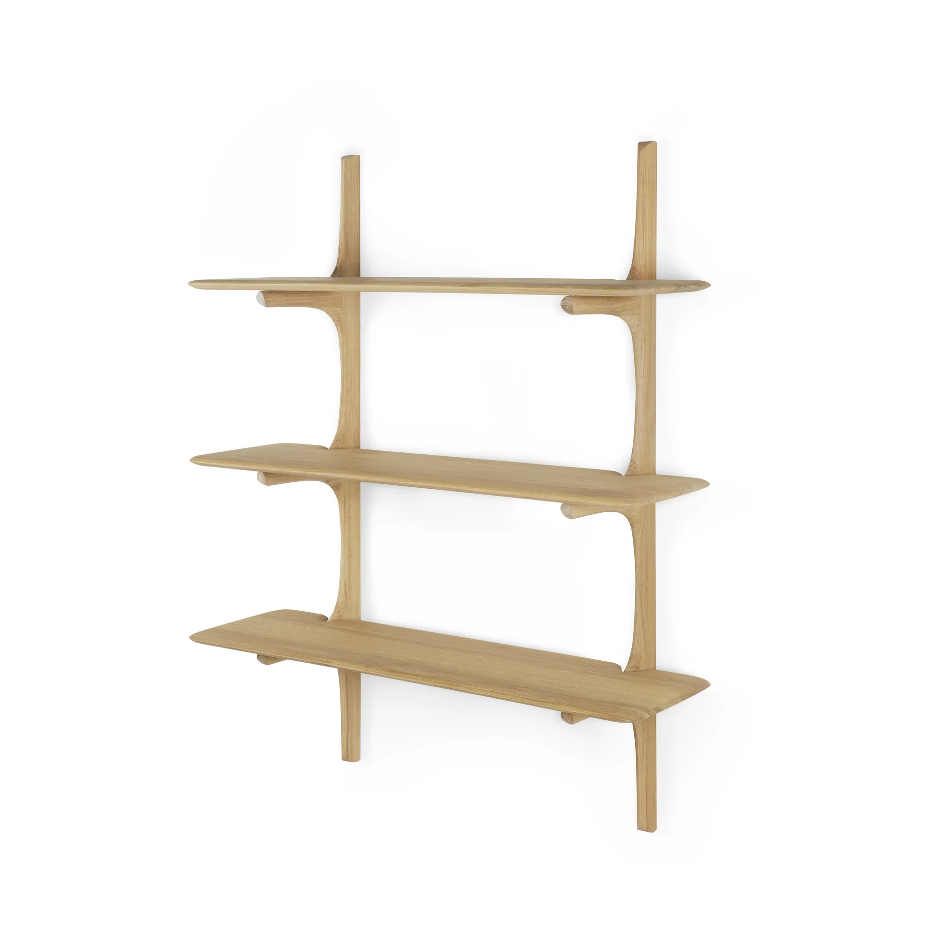 PI prateleira de parede, Carvalho, 3 prateleiras Ethnicraft