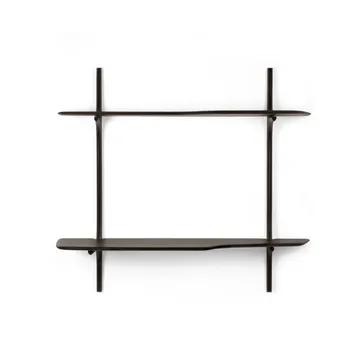 PI secretária de parede - Mogno castanho escuro, 140x48 cm - Ethnicraft