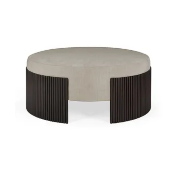 Pufe Roller Max - Mogno castanho escuro, Ø85x35 cm - Ethnicraft