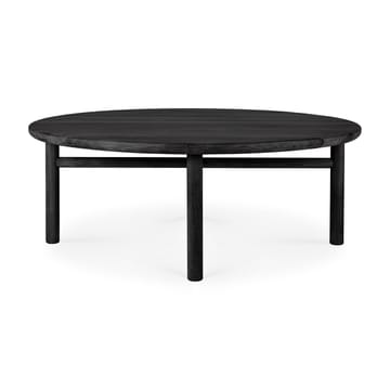 Quatro outdoor mesa de centro em teca tingida de preto - Ø95 cm - Ethnicraft