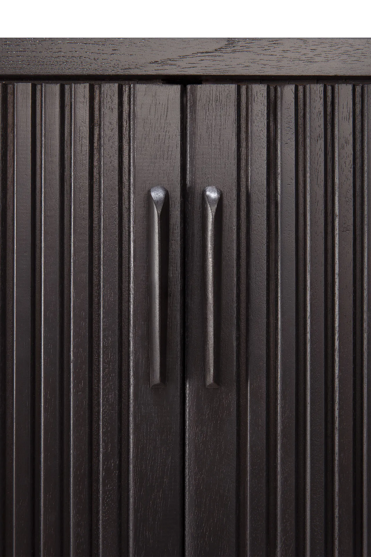 Roller Max banco para TV, Lacado teca-preto-2 portas Ethnicraft