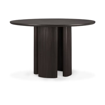 Roller Max mesa de jantar Ø150 cm - mogno envernizado castanho-escuro - Ethnicraft