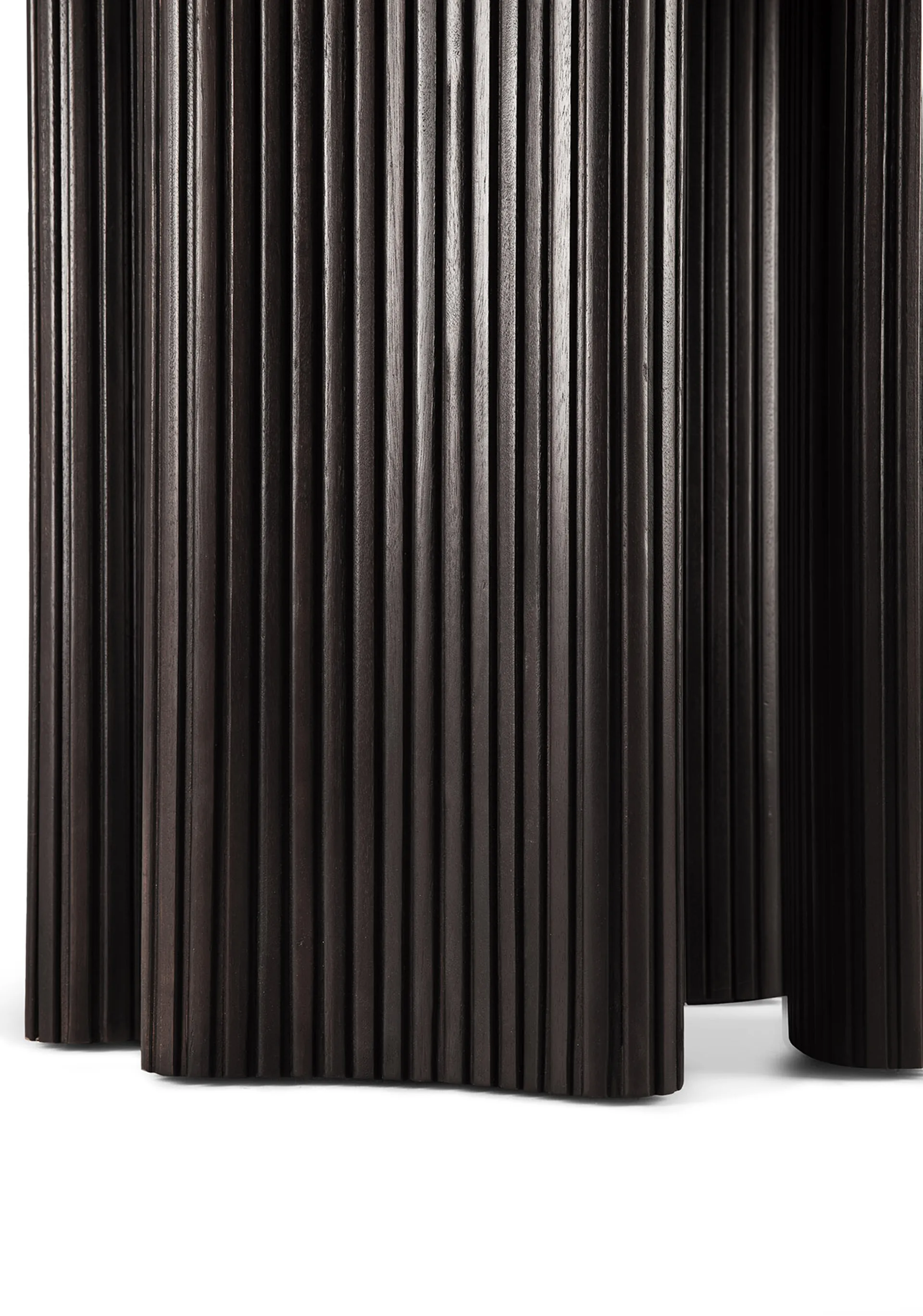 Roller Max mesa de jantar Ø150 cm, mogno envernizado castanho-escuro Ethnicraft