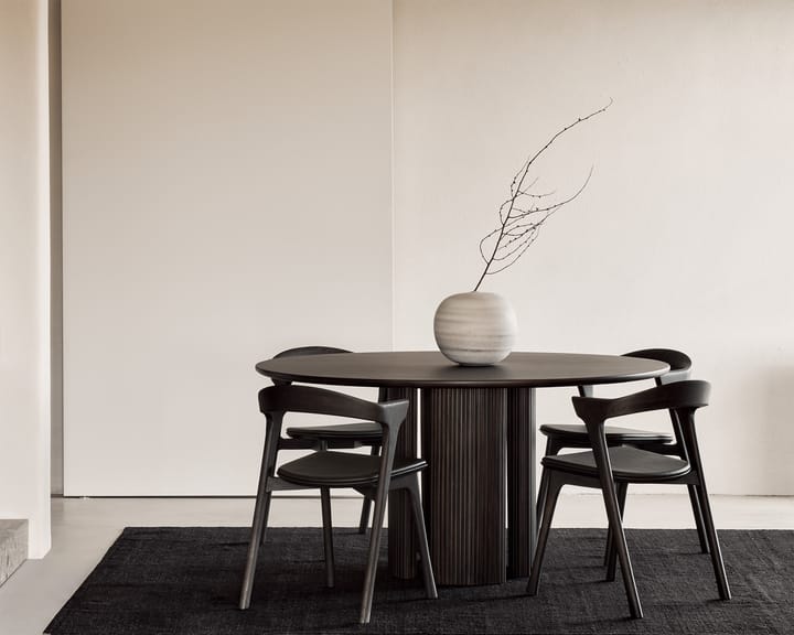 Roller Max mesa de jantar Ø150 cm, mogno envernizado castanho-escuro Ethnicraft