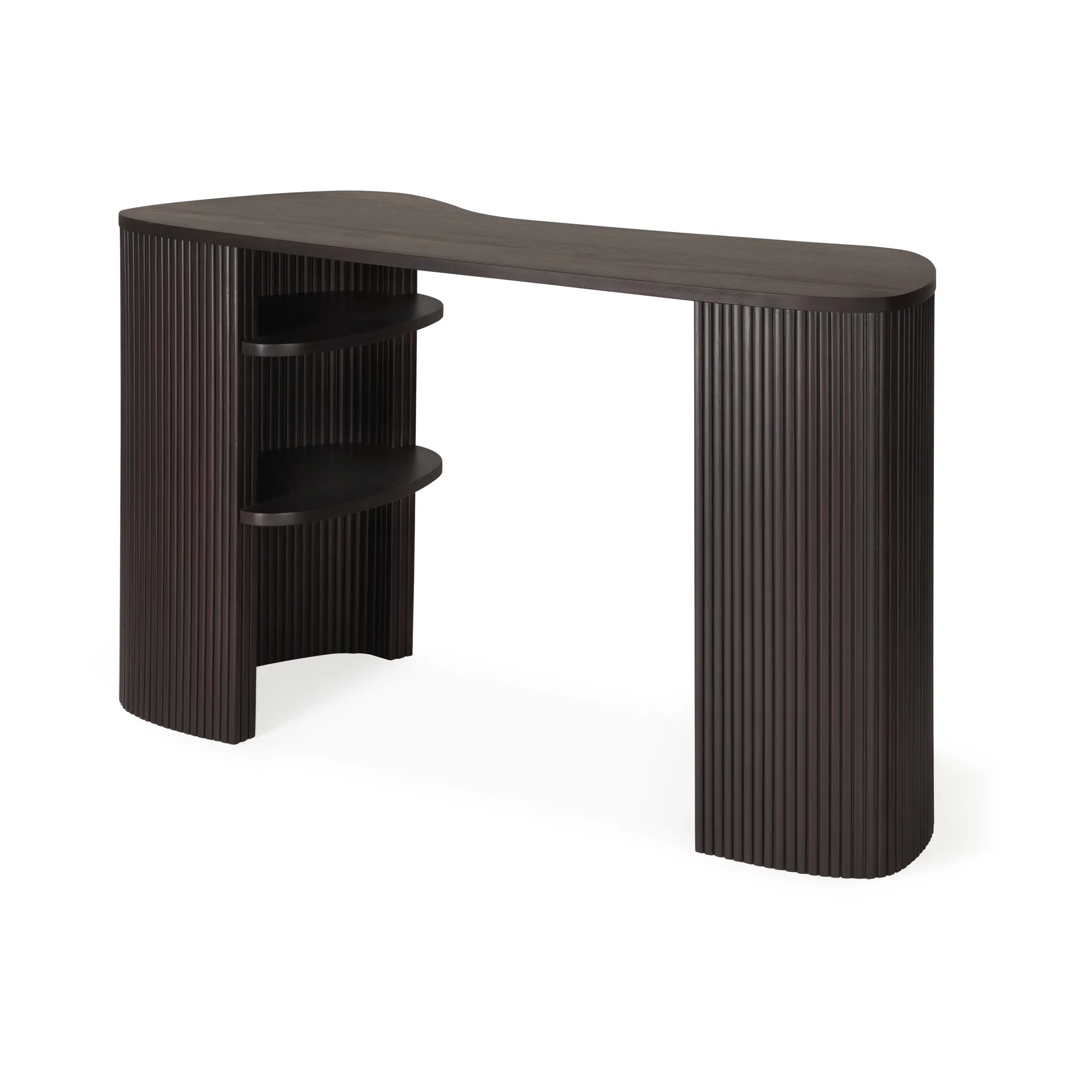 Roller Max secretária, Mogno castanho escuro Ethnicraft