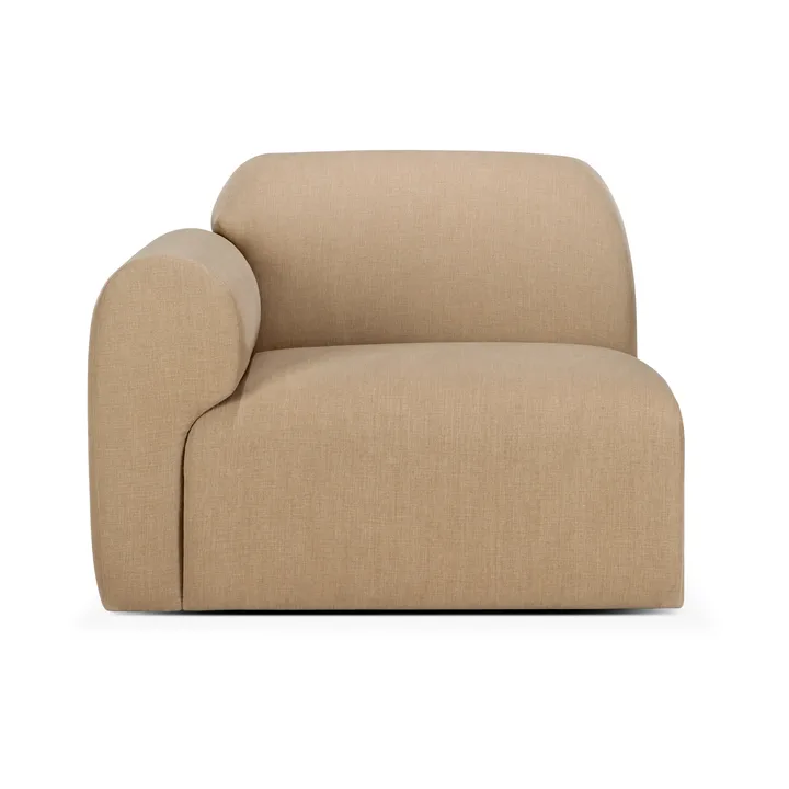 Sofá modular Bulky final braço direito - Sepia claro - Ethnicraft