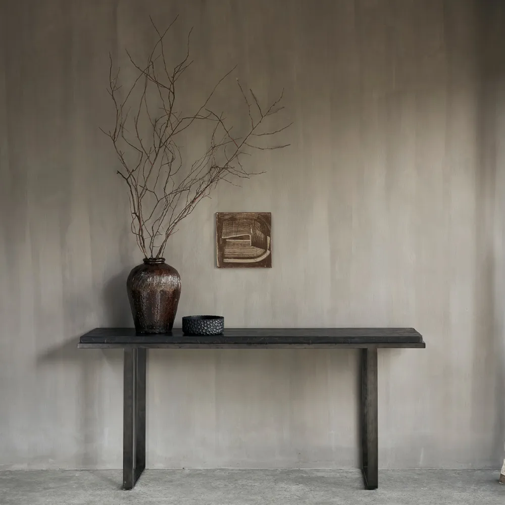 Stability mesa de consola 75x170 cm, Sombra-de-terra Ethnicraft