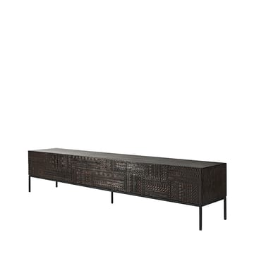 Tabwa móvel de TV - Preto teca 51x240 cm - Ethnicraft
