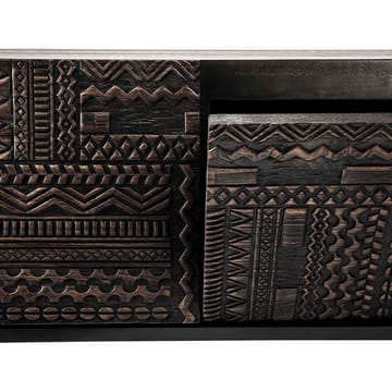 Tabwa móvel de TV - Teak preto 51x160 cm - Ethnicraft
