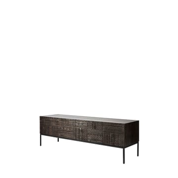 Tabwa móvel de TV - Teak preto 51x160 cm - Ethnicraft