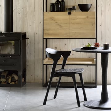 Torsion mesa de jantar redonda com óleo de cera dura pigmentado branco - Ø90 cm - Ethnicraft