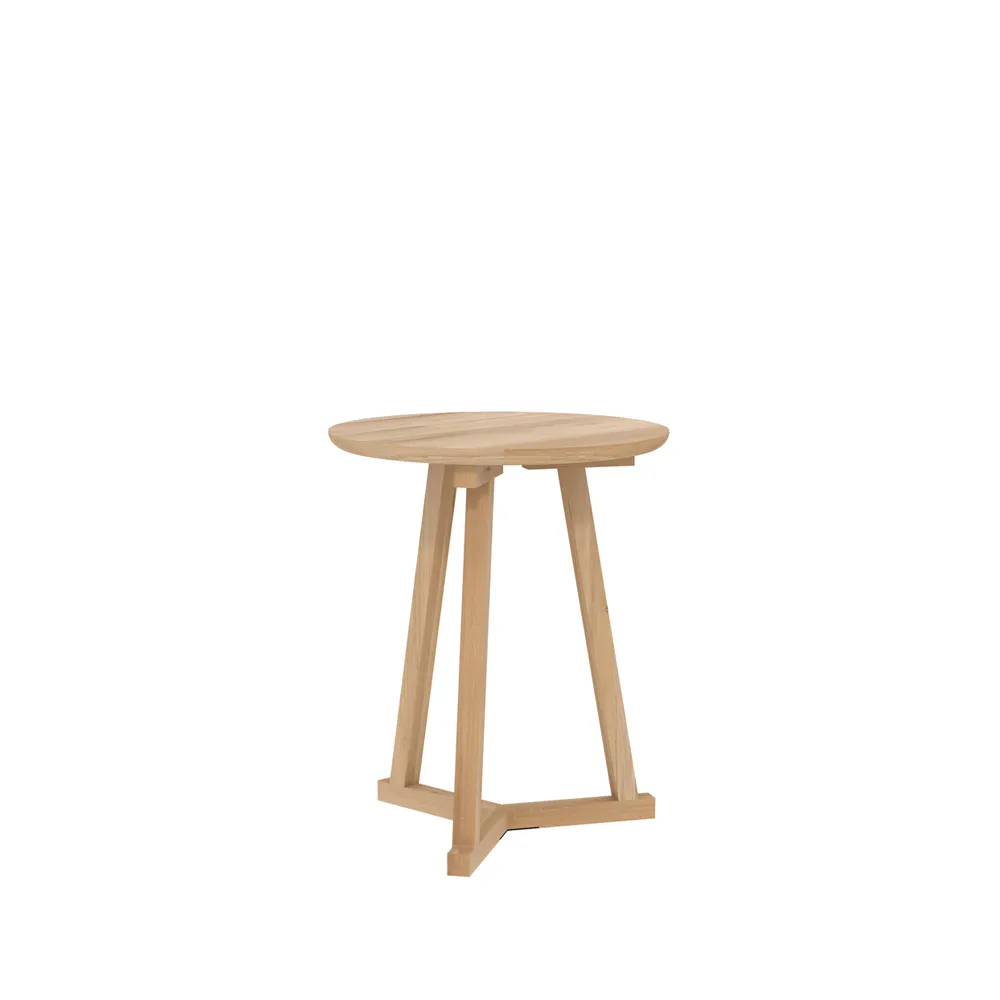 Tripod mesa de apoio, Oak-Wax oil pequeno 56x46 cm Ethnicraft