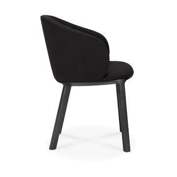 Unda cadeira - Carvalho lacado preto-charcoal - Ethnicraft