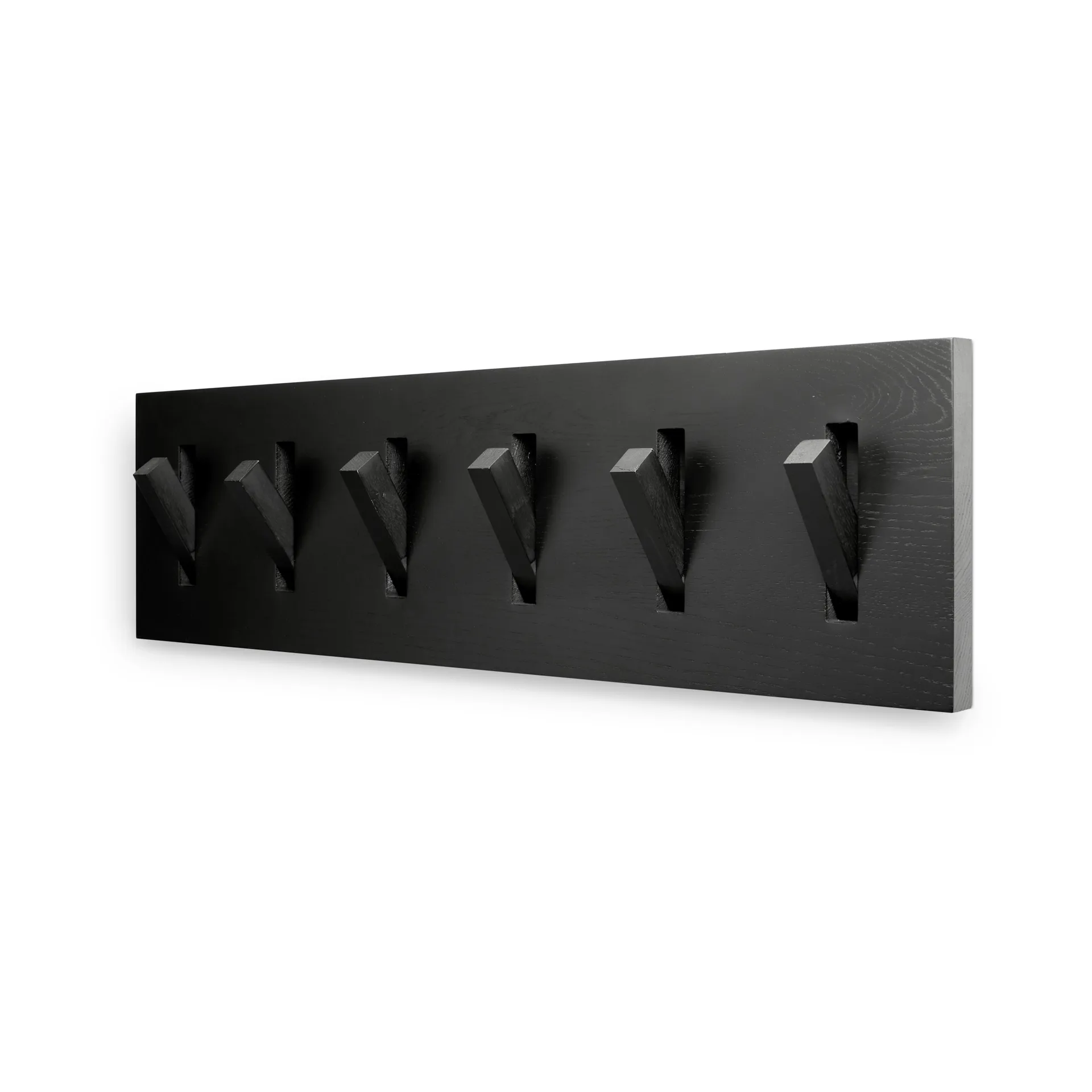 Utilitile wall hanger cabide, Carvalho lacado-black-grande Ethnicraft