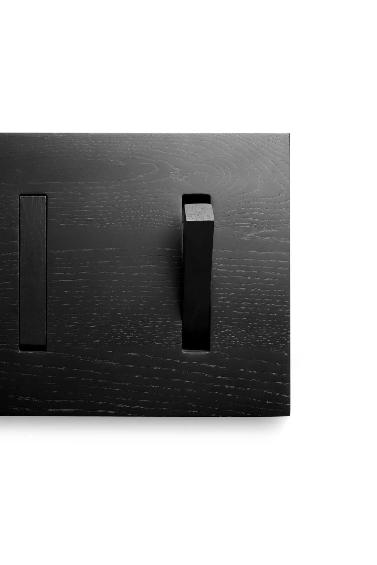 Utilitile wall hanger cabide, Carvalho lacado-black-grande Ethnicraft