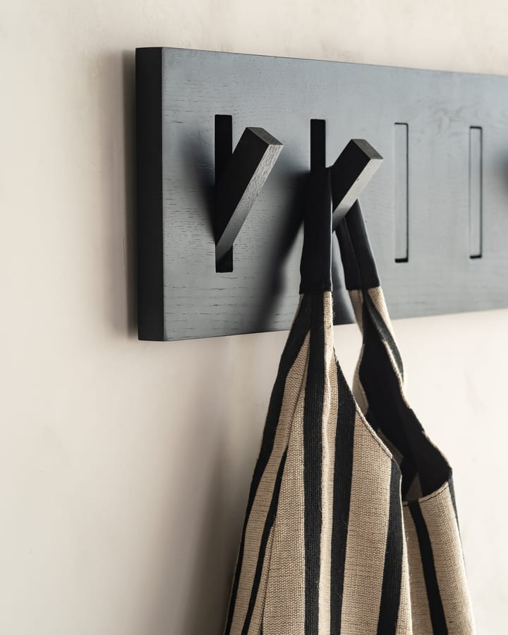 Utilitile wall hanger cabide, Carvalho lacado-black-grande Ethnicraft