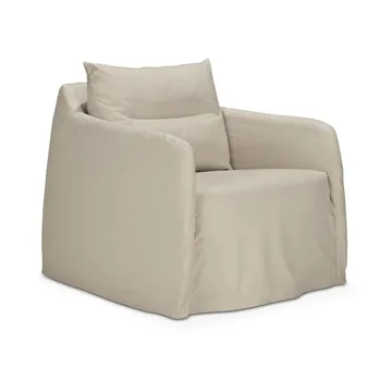 Weave poltrona lounge com capa removível - Osso - Ethnicraft