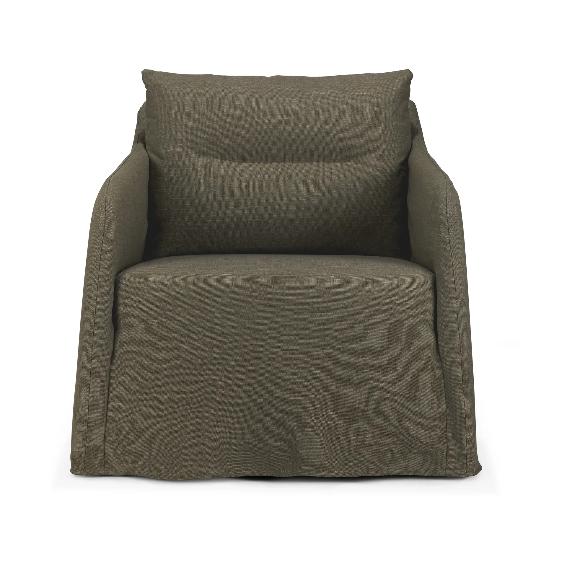 Weave poltrona lounge com capa removível, Verde Ethnicraft