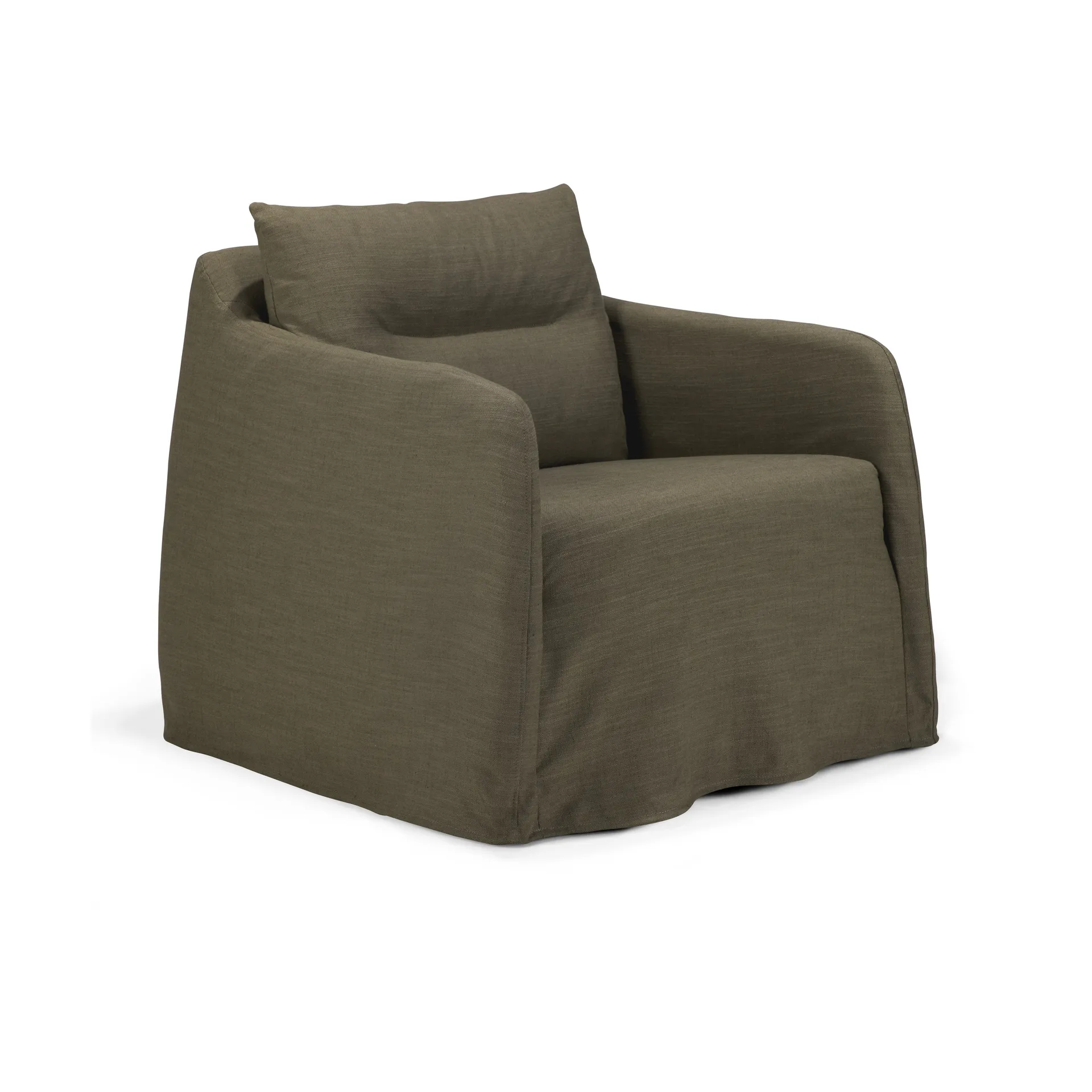 Weave poltrona lounge com capa removível, Verde Ethnicraft