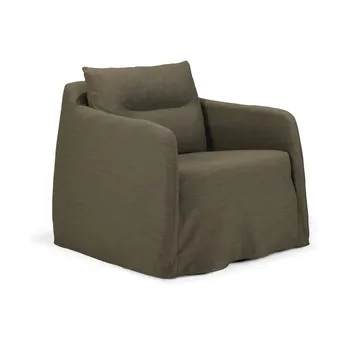 Weave poltrona lounge com capa removível - Verde - Ethnicraft
