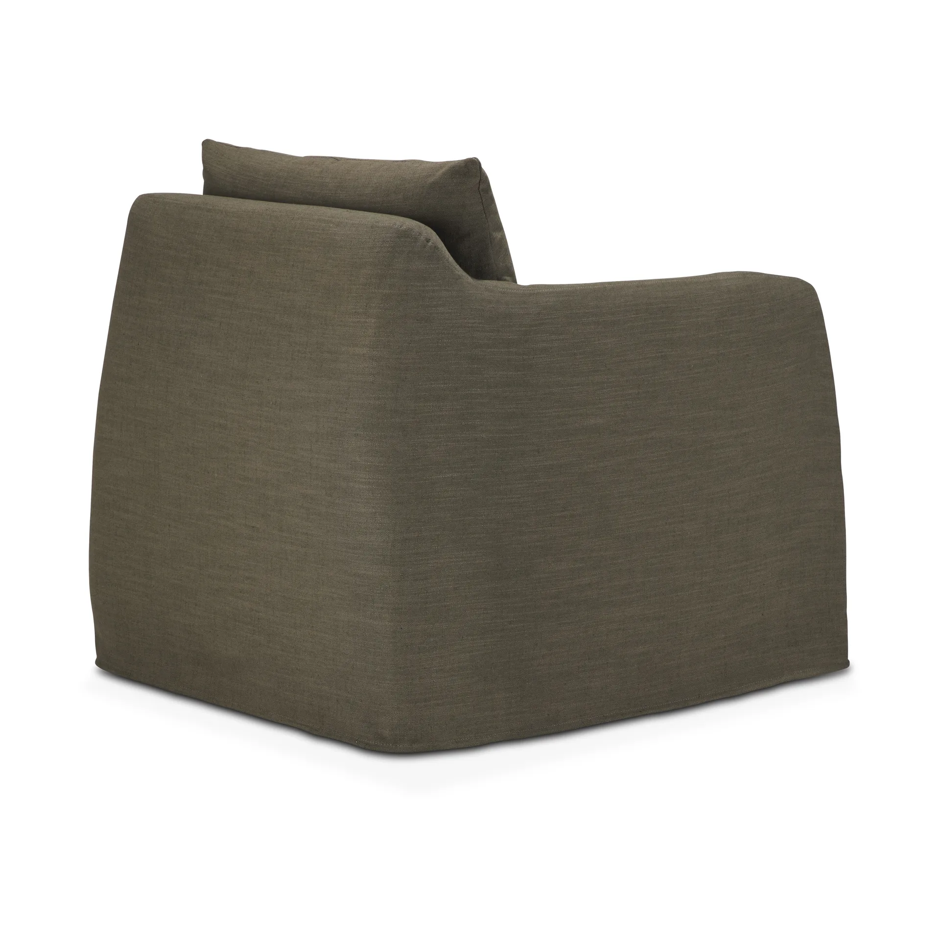 Weave poltrona lounge com capa removível, Verde Ethnicraft