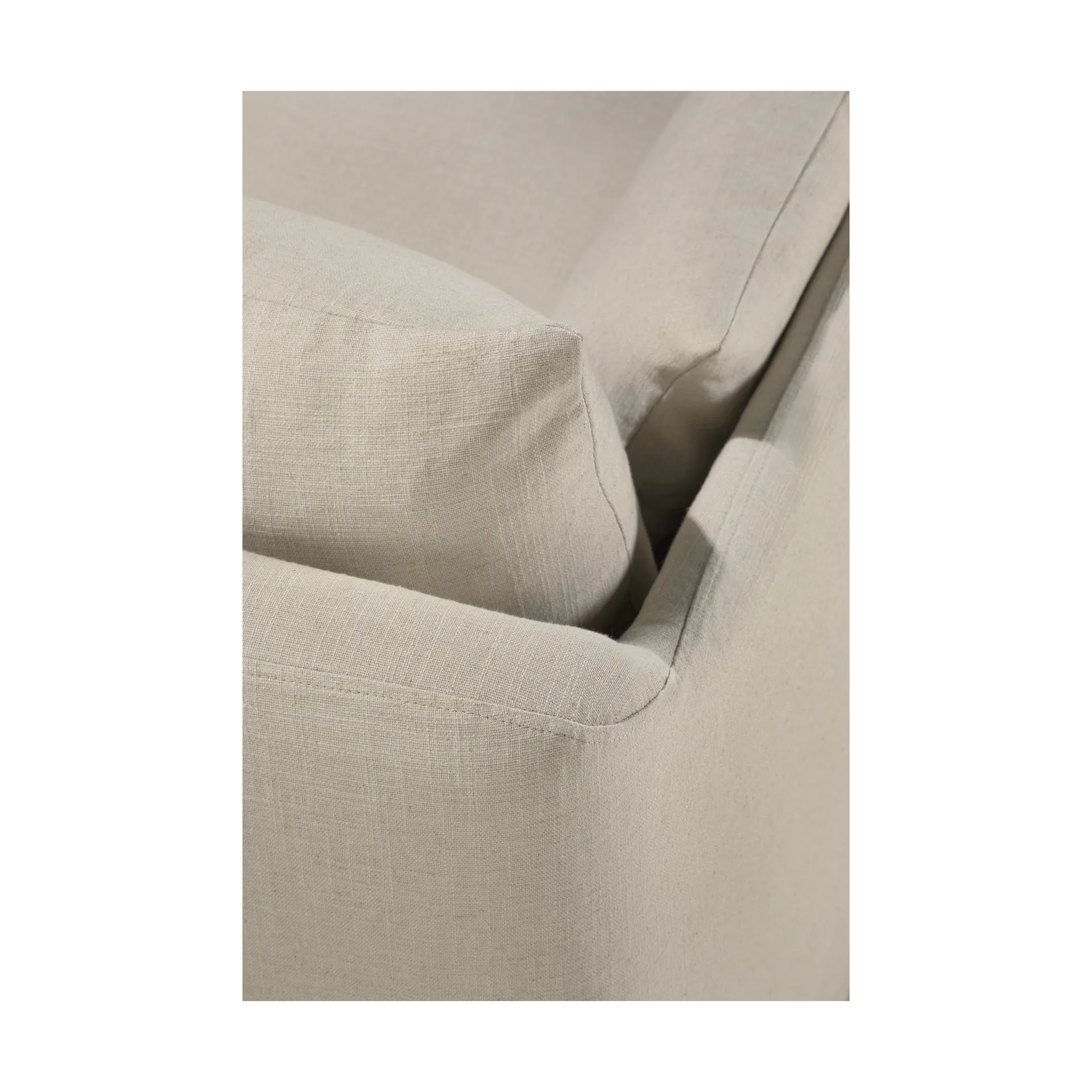 Weave sofá com capa removível, Osso, 3 lugares Ethnicraft