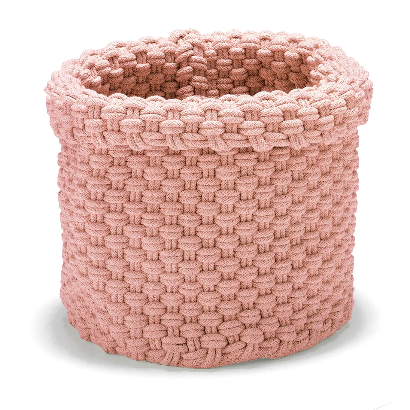 Caixa de armazenamento Rope, grande, Dusty pink Etol Design