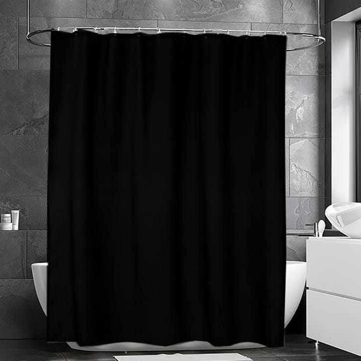 Cortina de chuveiro Match 200x240 cm - pesos (Preto) - Etol Design