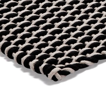 Tapete Rope preto - 50x80 cm - Etol Design