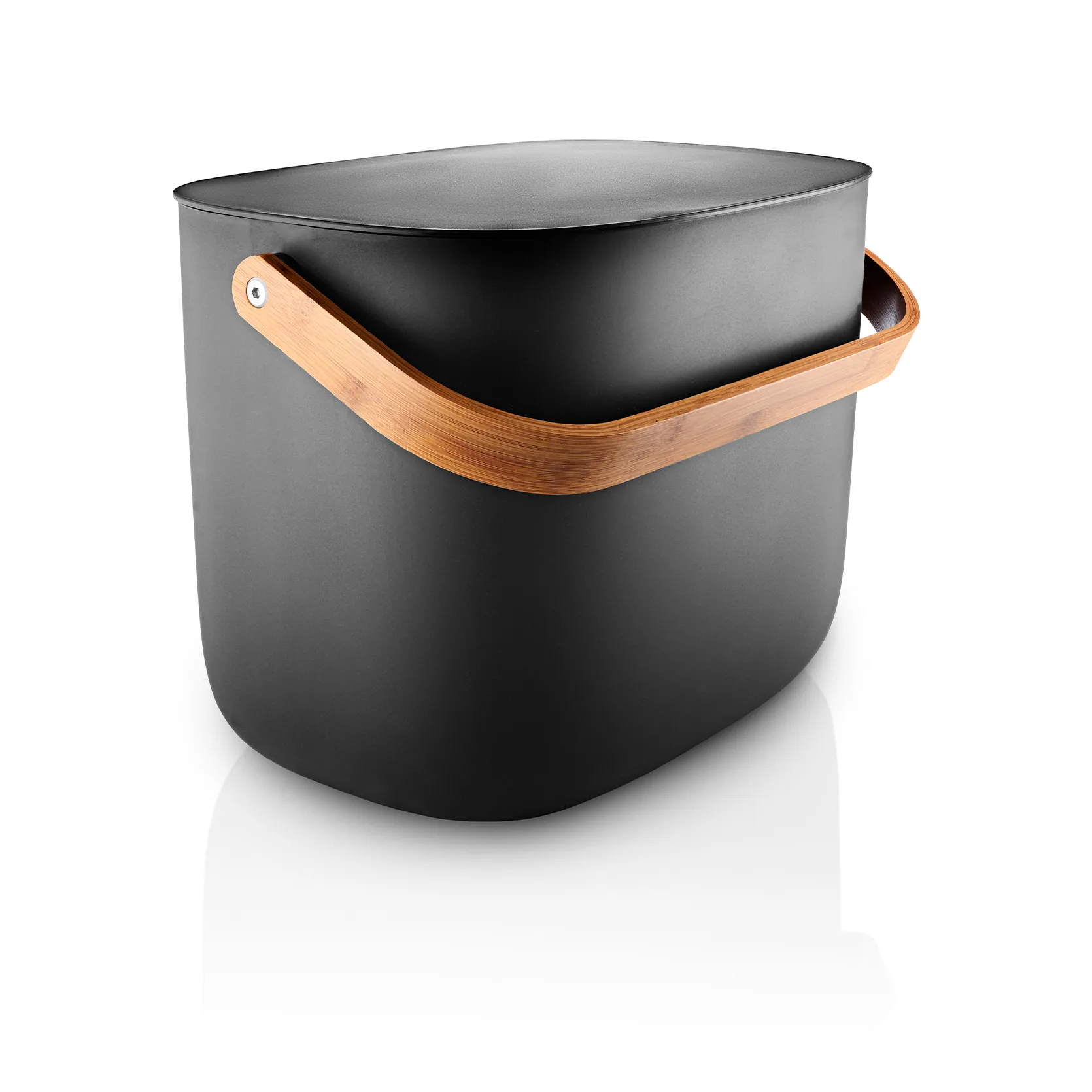 Cesta de lixo Reflect 16 L para 2 sacos, Preto-castanho Eva Solo