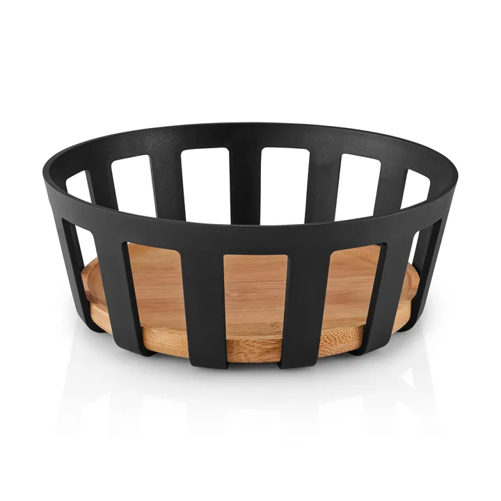 Cesto para pão Nordic Kitchen - Preto, grande, Ø24,5 cm - Eva Solo