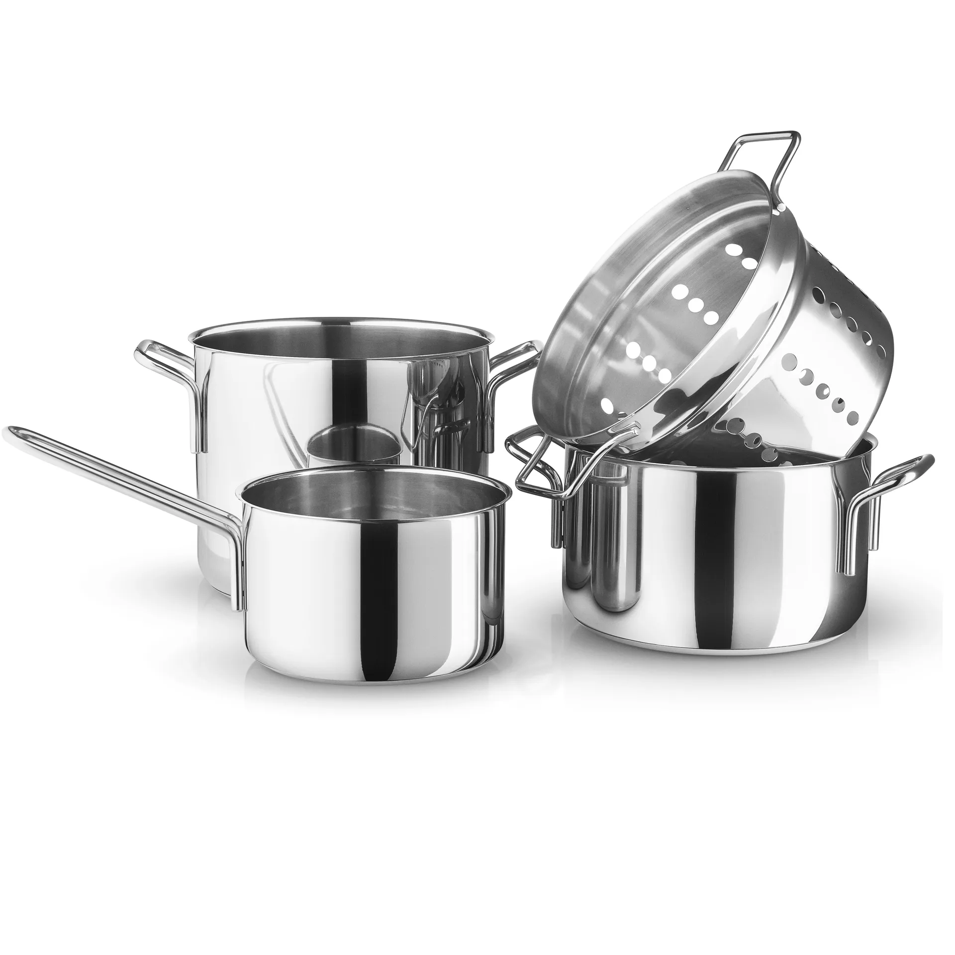 Coleção de caixas de aço inoxidável Eva Trio, conjunto de 4 Eva Solo