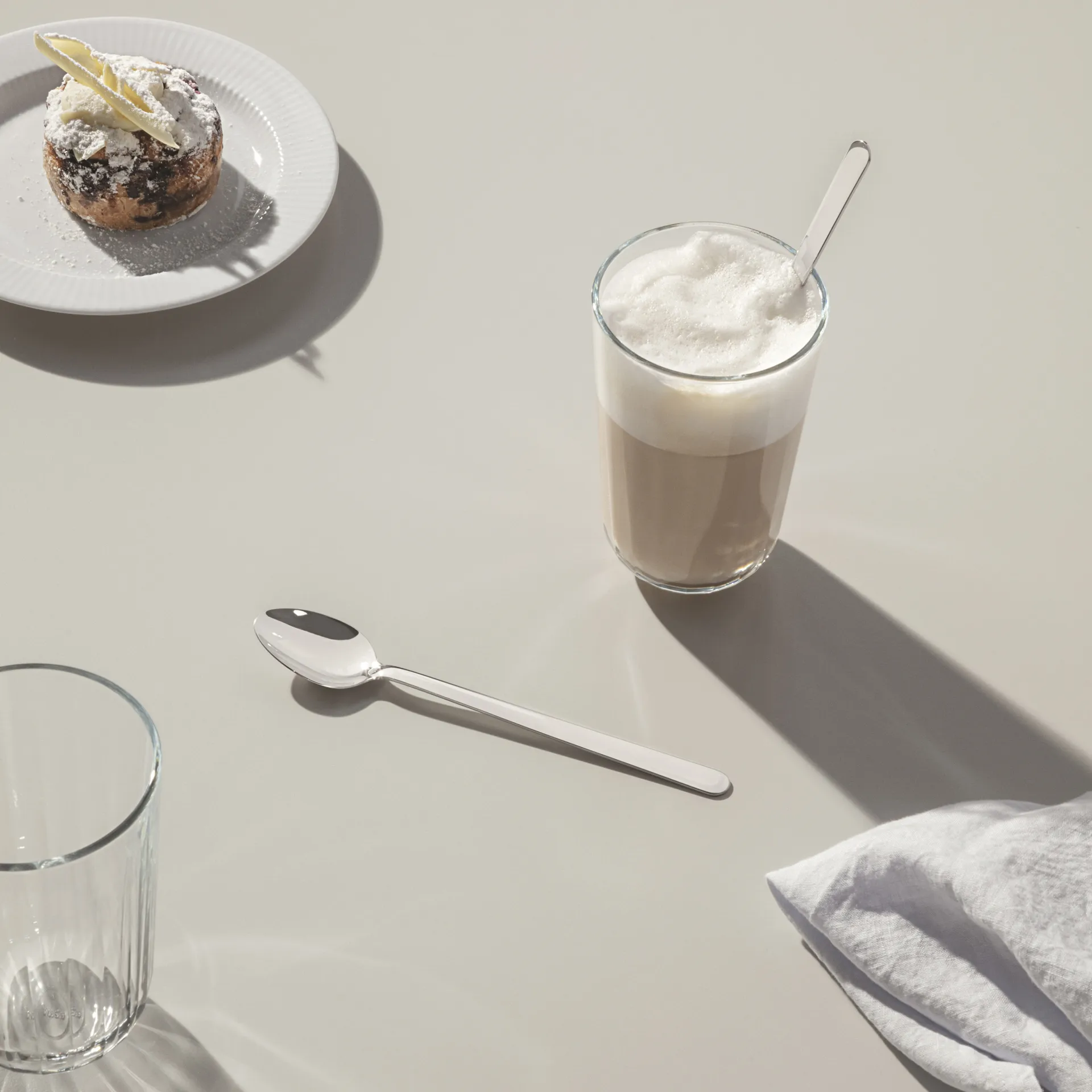 Colher latte Legio Nova café, 4 un., aço inoxidável Eva Solo