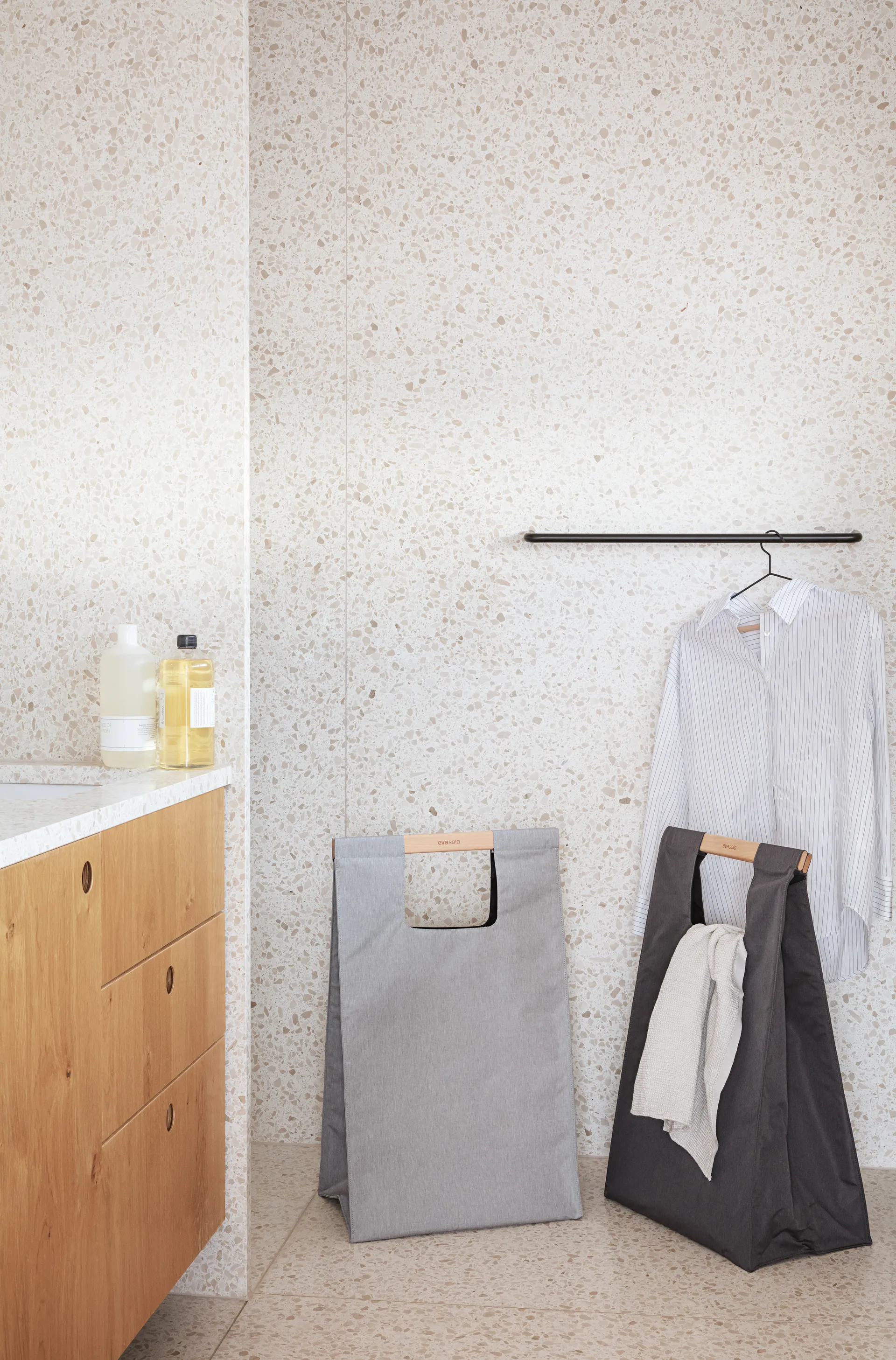 Eva Solo saco de lavagem, Cinza escuro Eva Solo