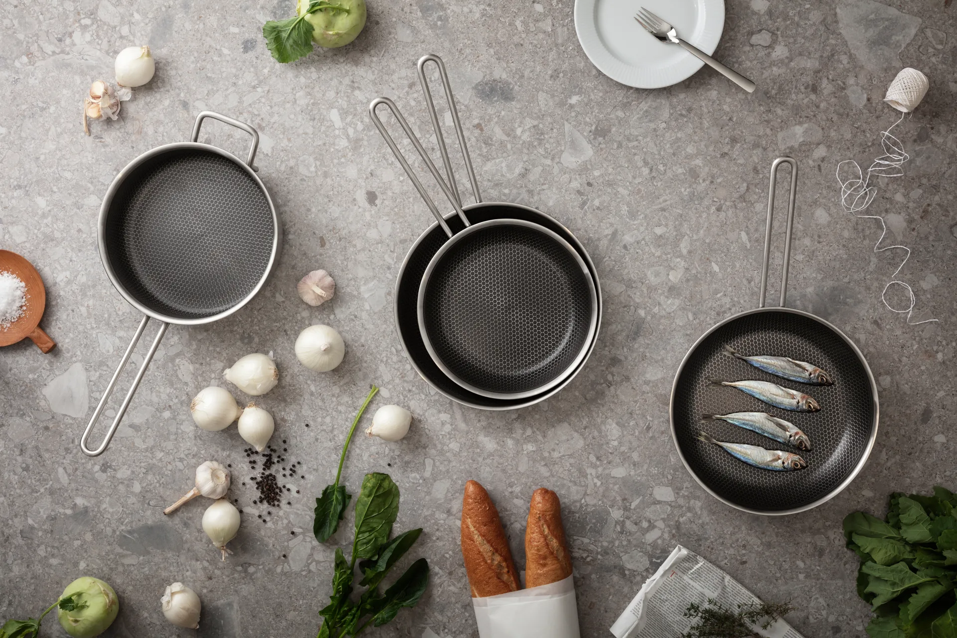 Eva Trio Multi caçarola baixa Mosaic Slip-Let, 24 cm Eva Solo